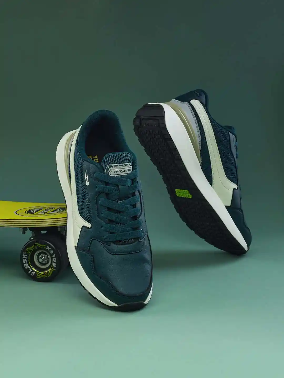 Cantabil Black Athletic Sneakers Cantabil Latest White Sneakers