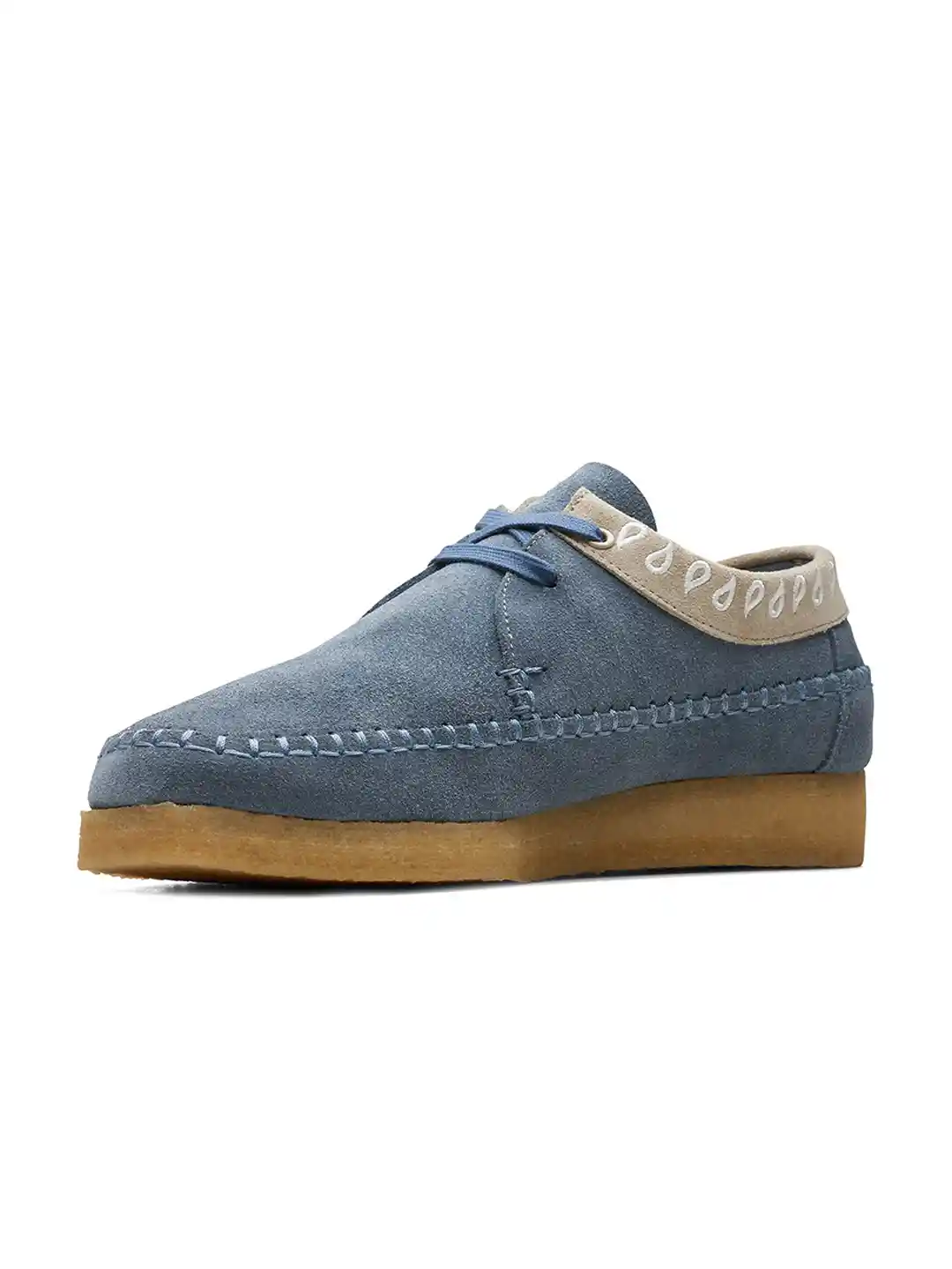 Buy Clarks Men Weaver Suede Comfort Insole Sneakers Casual Shoes - Main Image