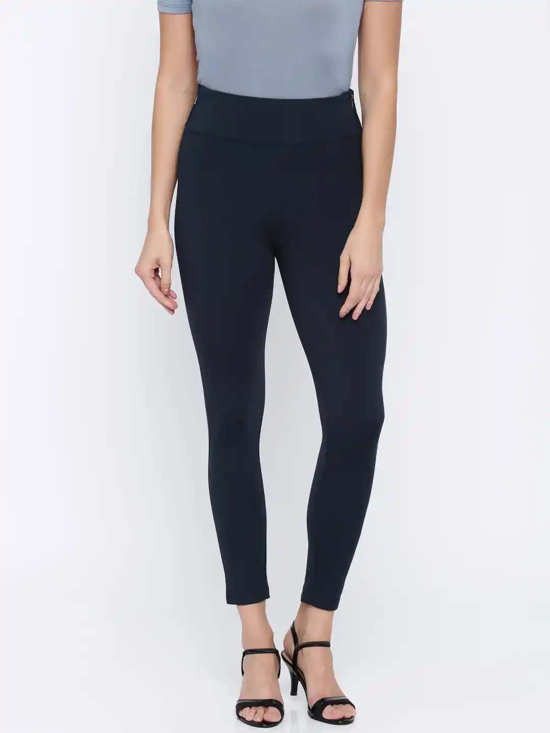 Lifestyle Jeggings Code Treggings Online Buy Miss Chase Navy
