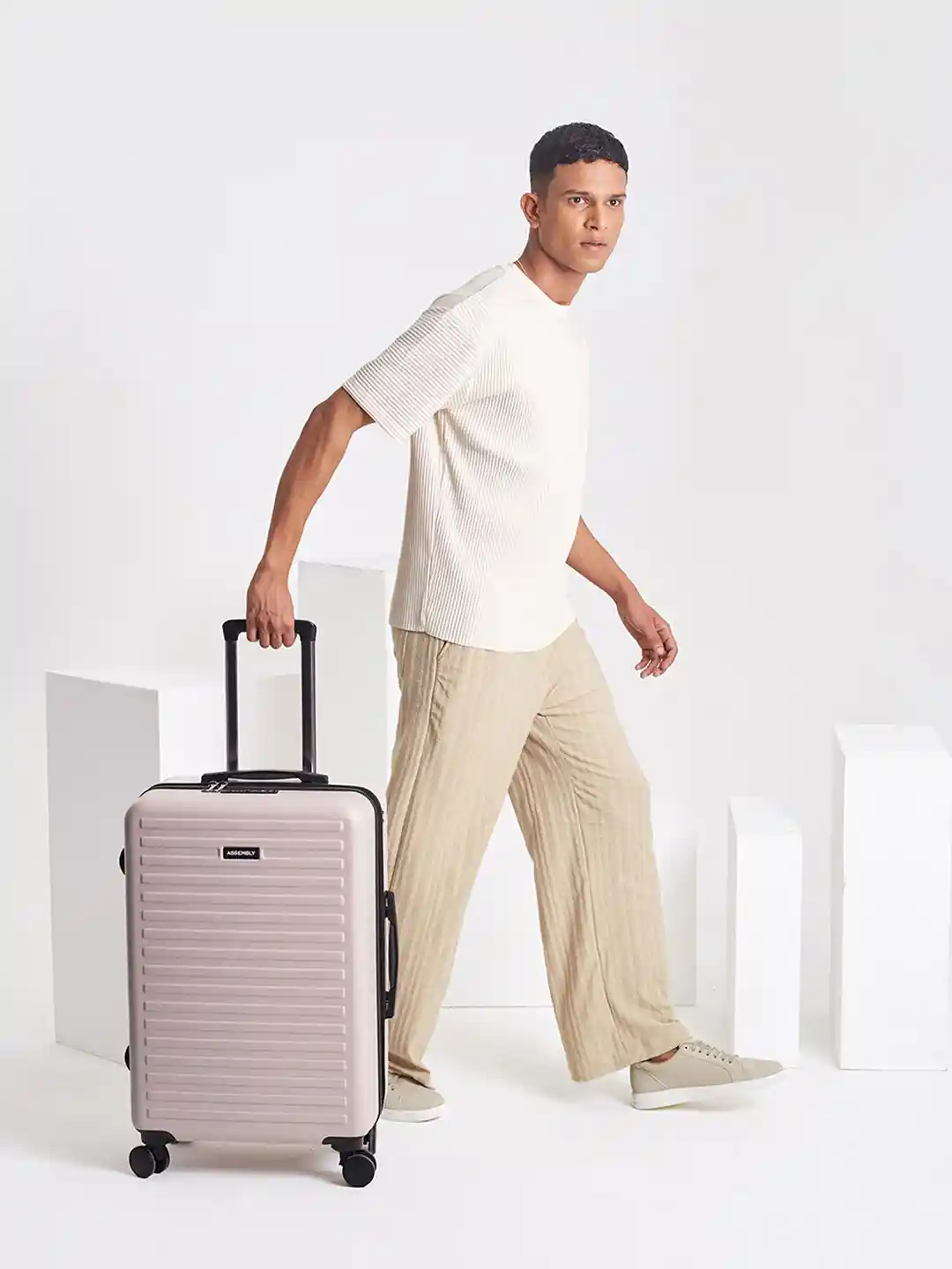 24 Inch Medium Sized Suitcase USHA SHRIRAM ABS (Check-in Bag) 24