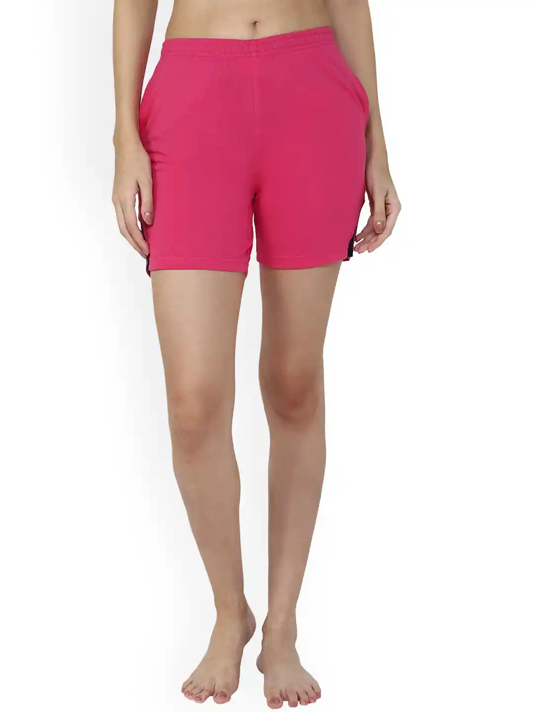 DYCA Women Cotton Mid Rise Above Knee Length Regular Fit Shorts