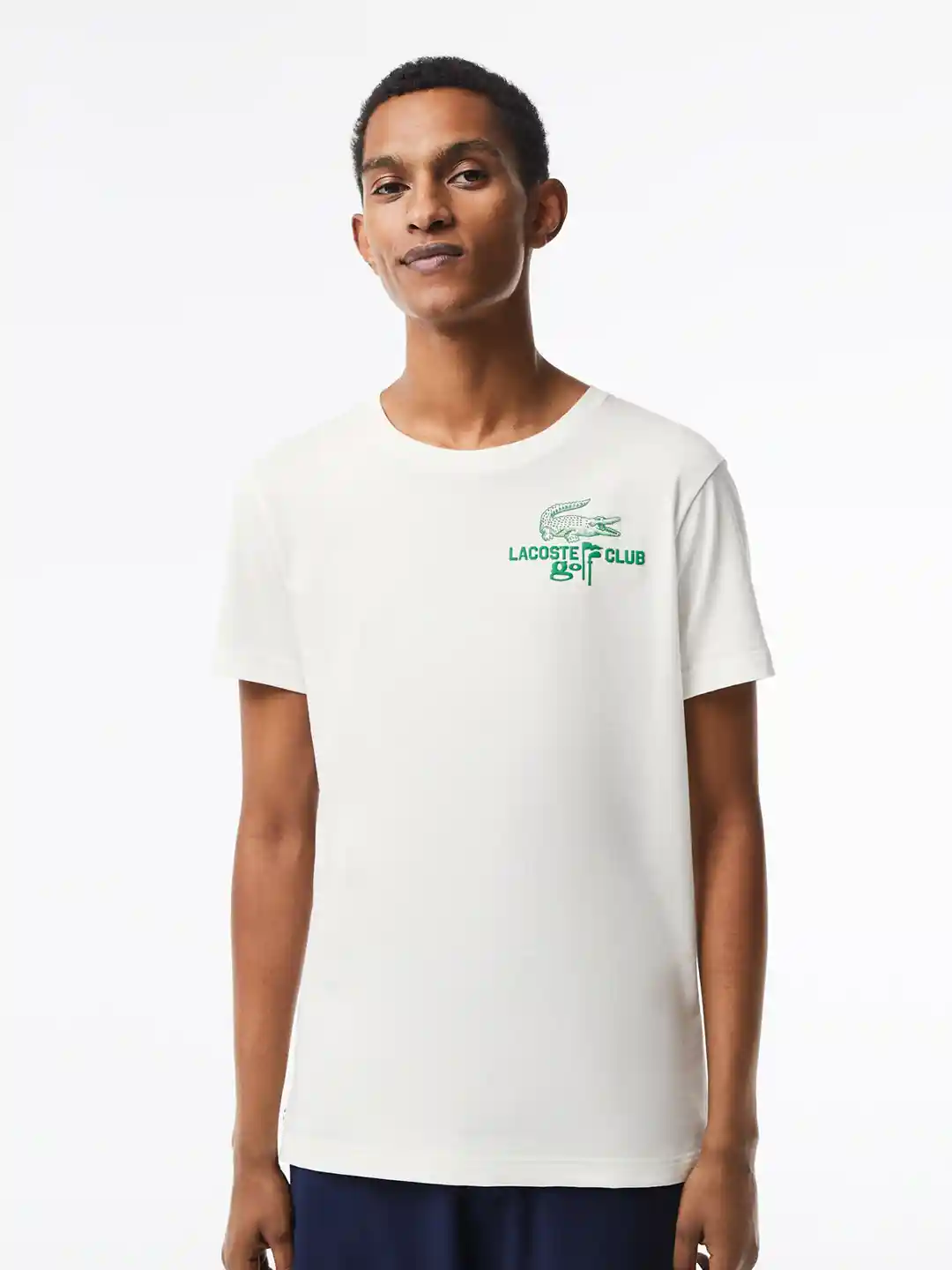 Buy Lacoste Men Golf Printed Organic cotton Sport T-shirt