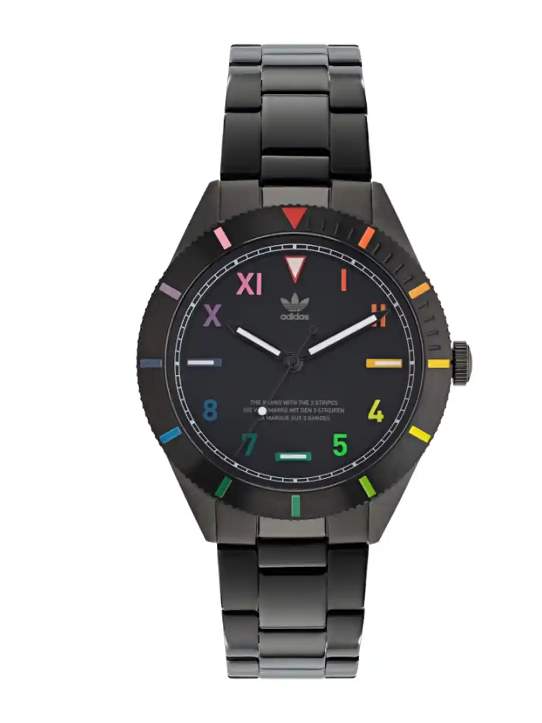 Stainless Steel Adidas Classic Watch Adidas Originals Black Dial