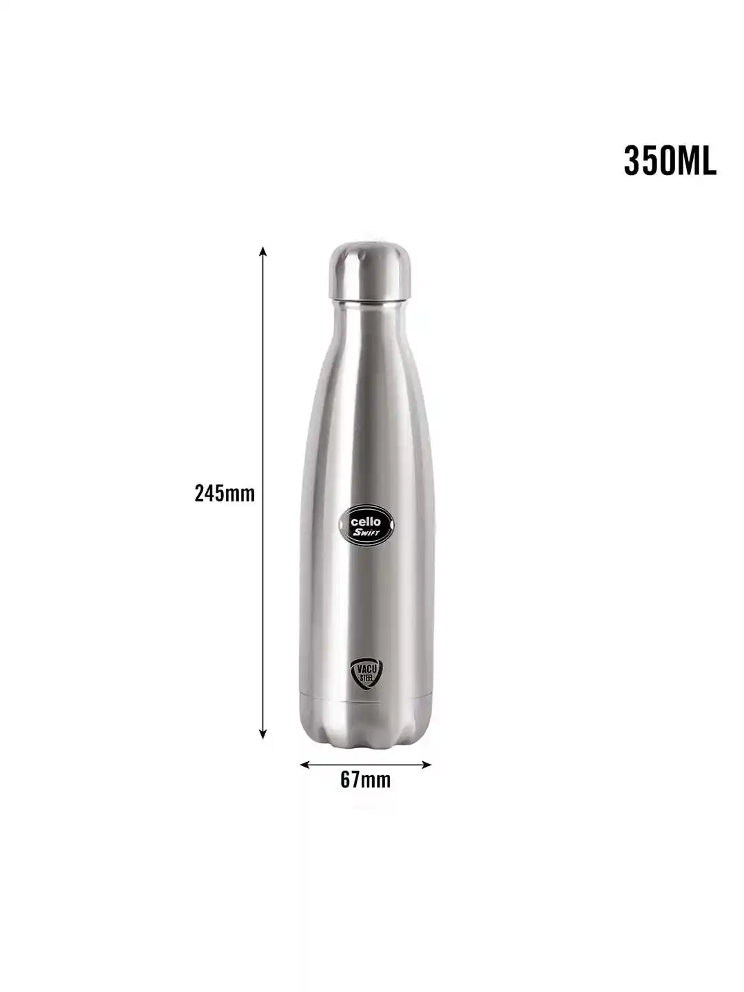 Buy Cello Swift Steel Stainless Steel Double Wall Vacuum Flask