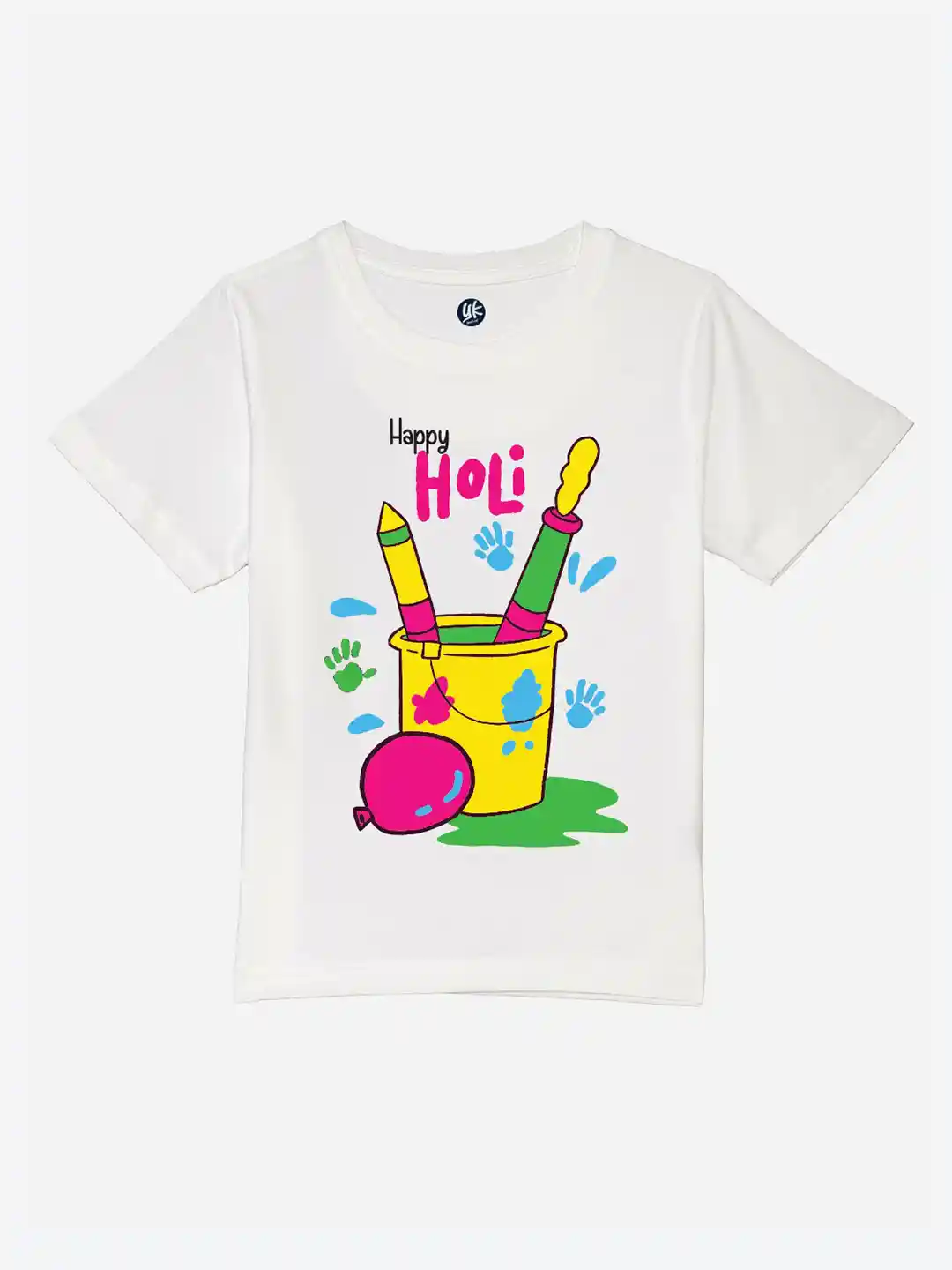 Happy Holi Photo My First Holi T Shirt For Baby YK Kids Graphic