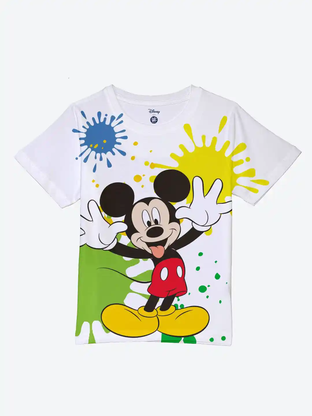 YK Disney Boys Mickey Mouse Printed T-shirt
