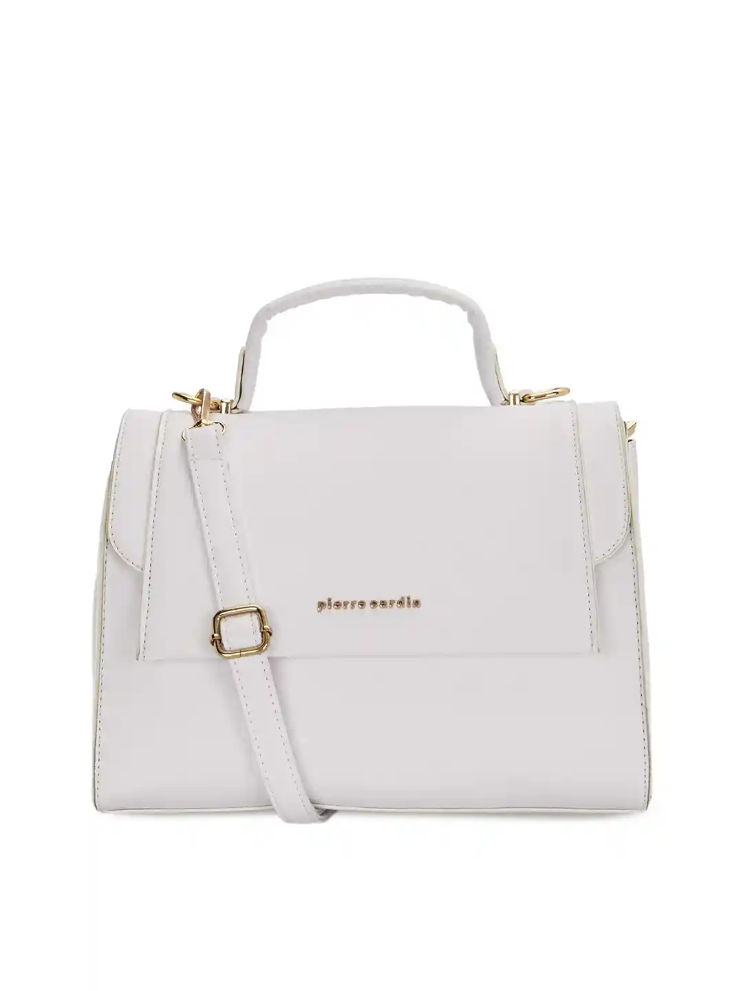 Buy pierre cardin Textured Structured Satchel Bag Handbags for