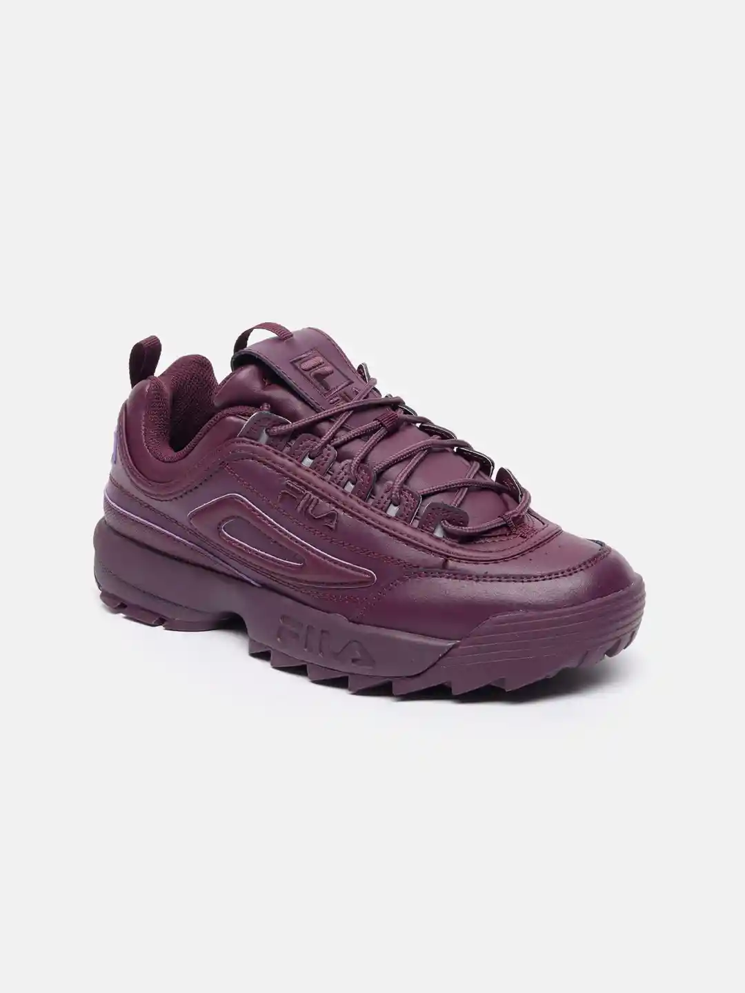 Leather Sneaker Fila Disruptor Womens Purple Buy FILA Women