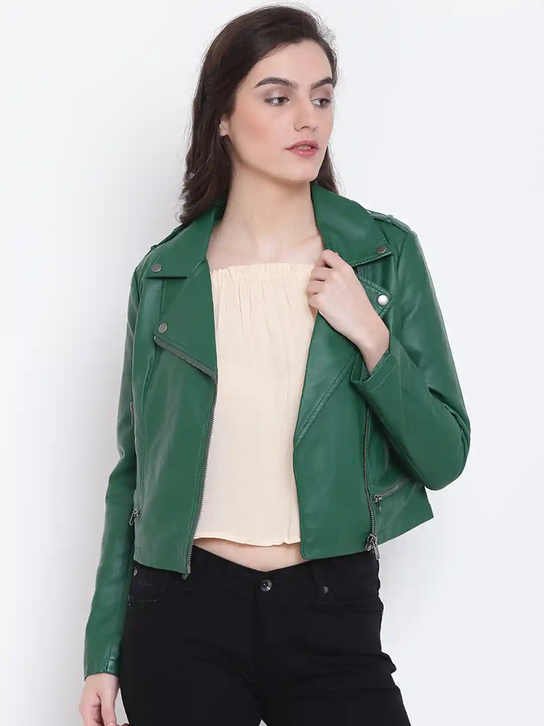 Moto Jackets Girl Leather Jackets Forever 21 Forever 21 Black Faux