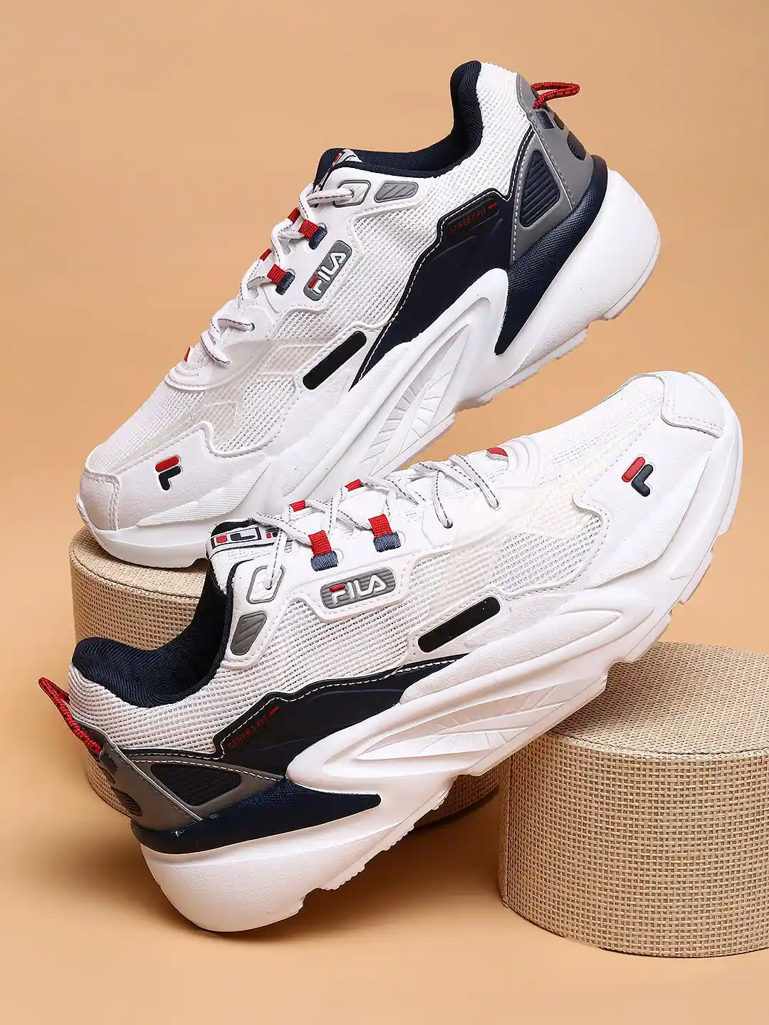 Buy FILA Men Woven Design Street Fit Running Shoes Sports Shoes