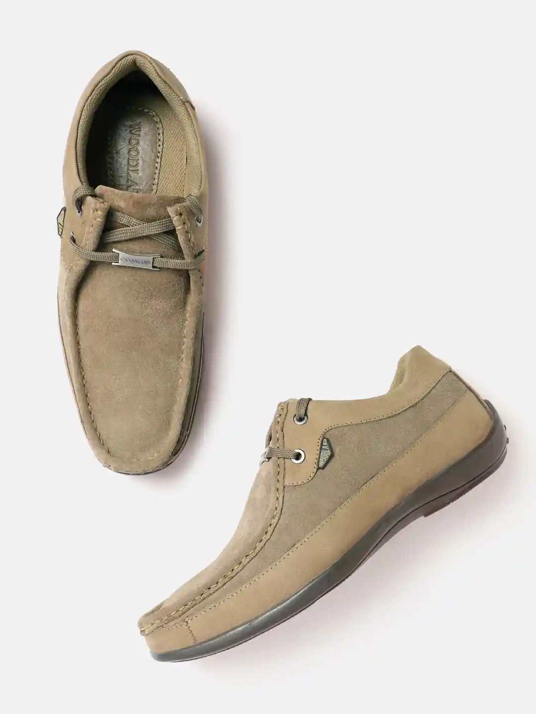 Woodland Men Leather Derbys