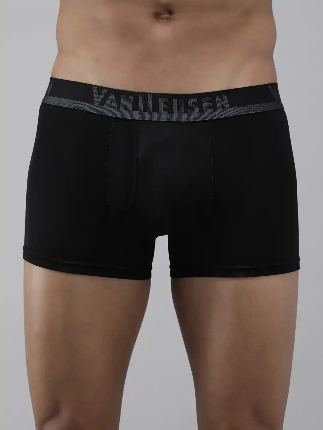 Buy Van Heusen Innerwear Men Black Solid Swift Dry Way Stretch