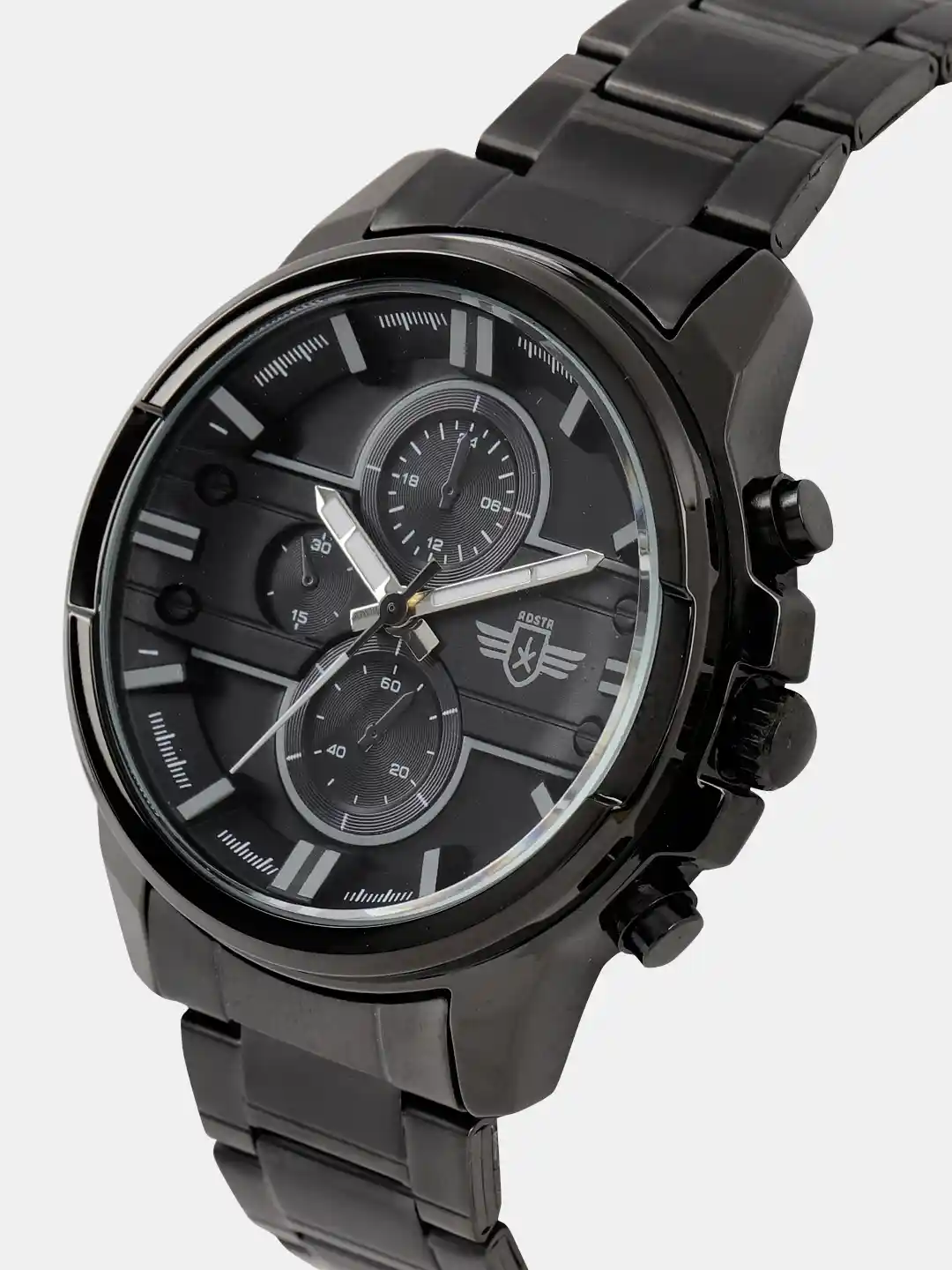 Buy Roadster Men Black Analogue Watch MFB-PN-LB-80240 Watches