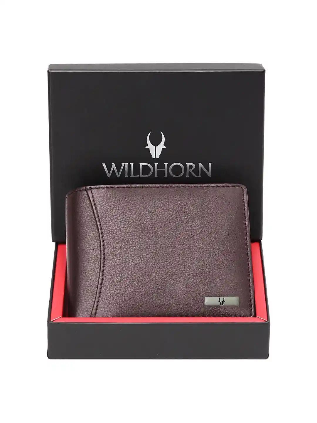 Buy WildHorn Men Leather Two Fold Non Detachable Flap Wallet