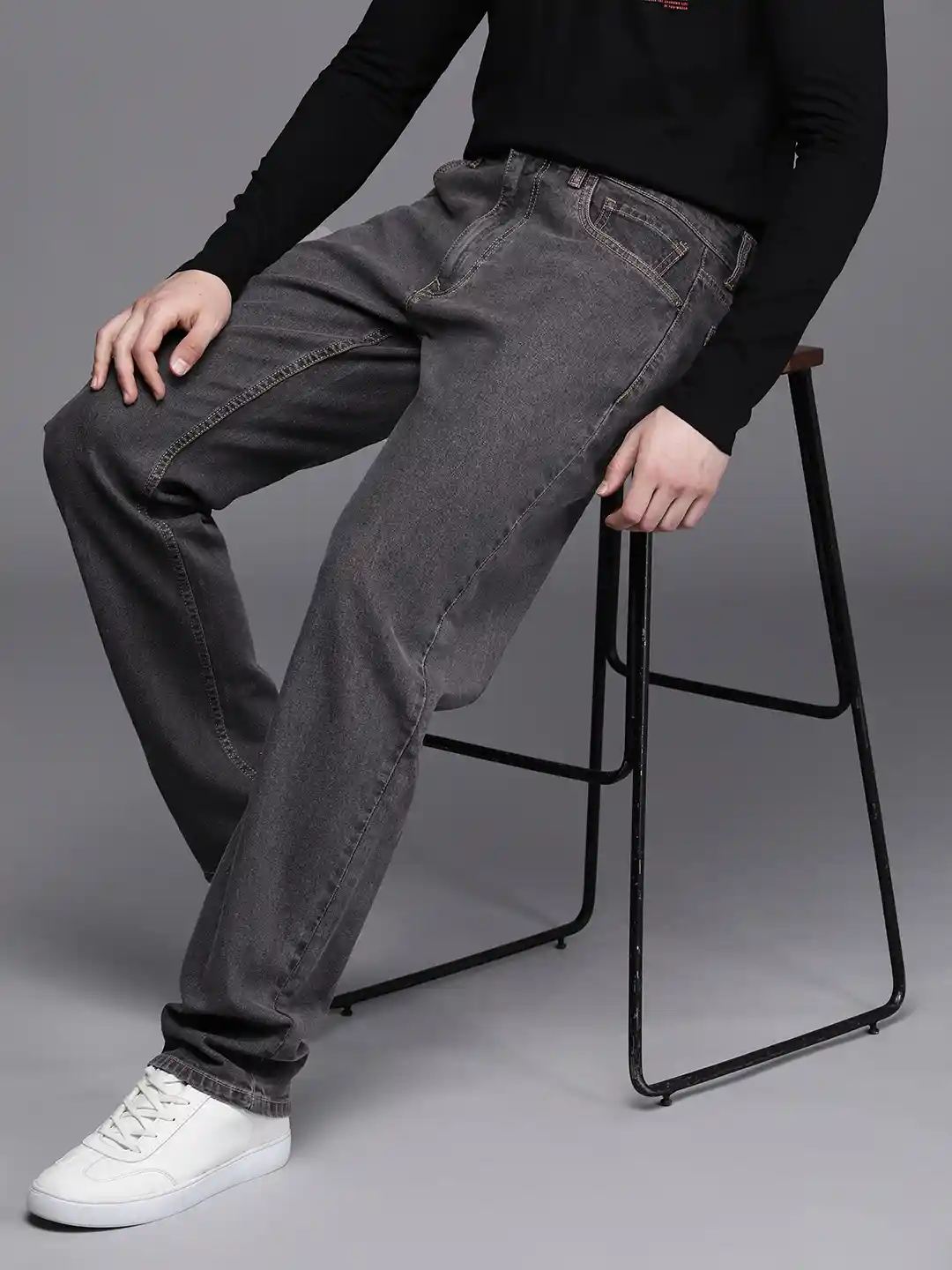 Men Denim Wrogn Brand Jeans WROGN Men Anti Fit Stretchable Jeans