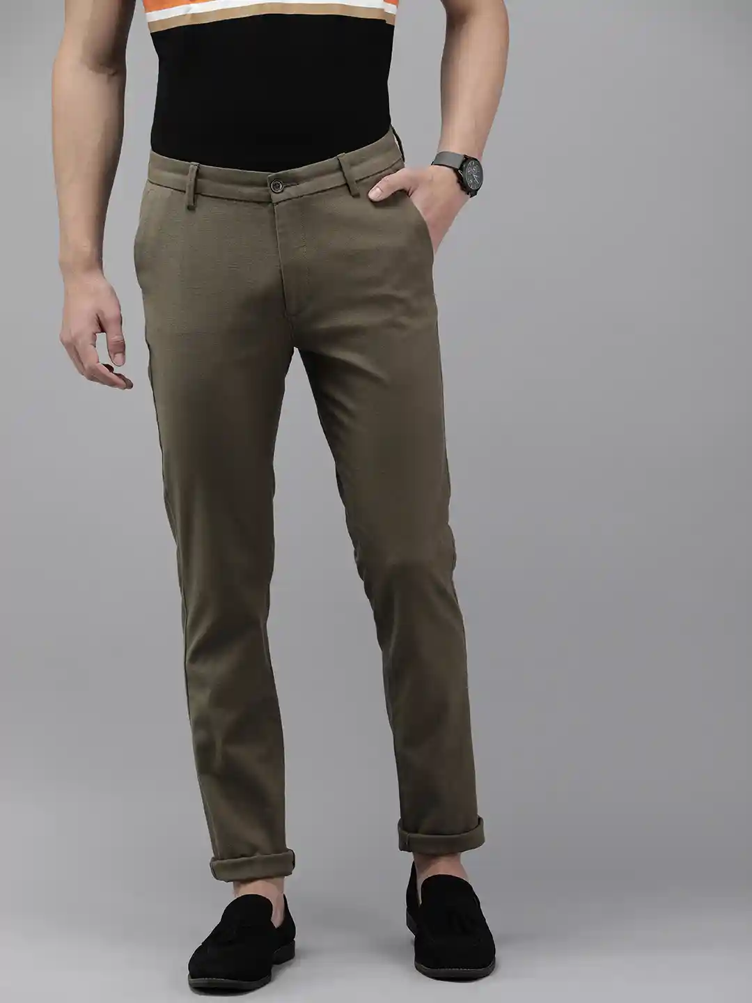 Buy Arrow Sport Men Skinny Fit Narrow Leg Low-Rise Jackson Fit