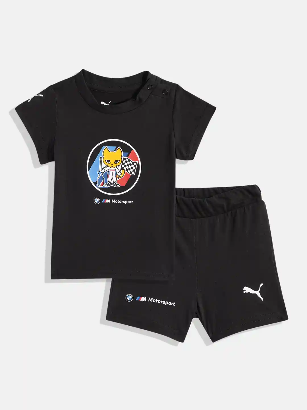 Buy Puma Kids Pure Cotton Sustainable T-shirt with Shorts Set