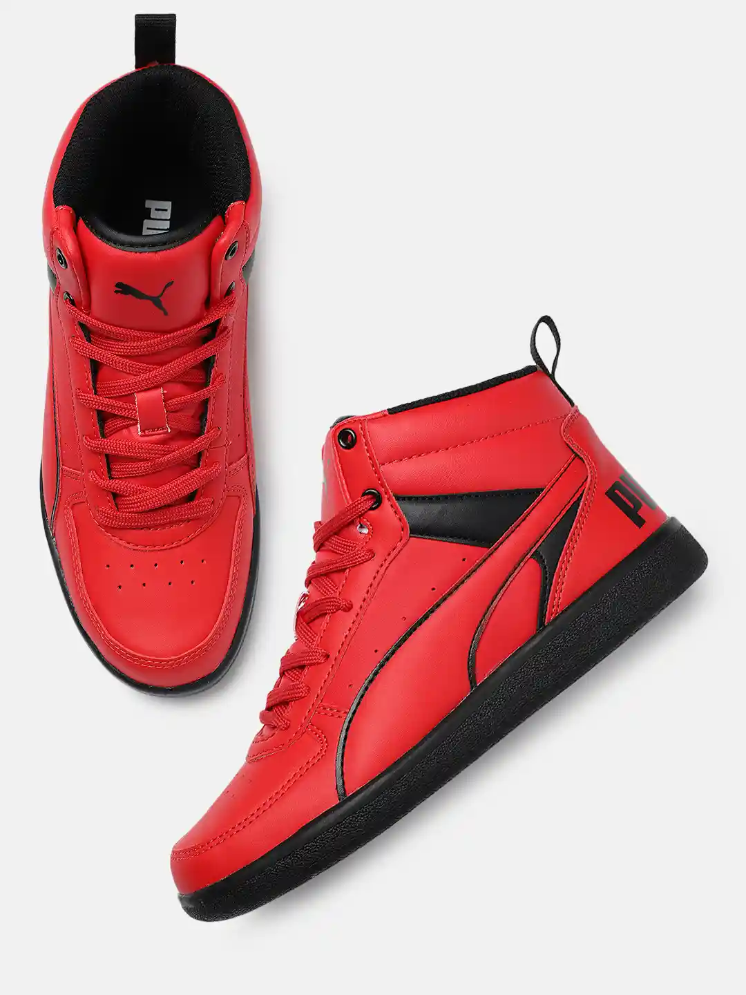 Buy Puma Unisex Kids Perforations Pluto Youth Mid-Top Sneakers - Main Image