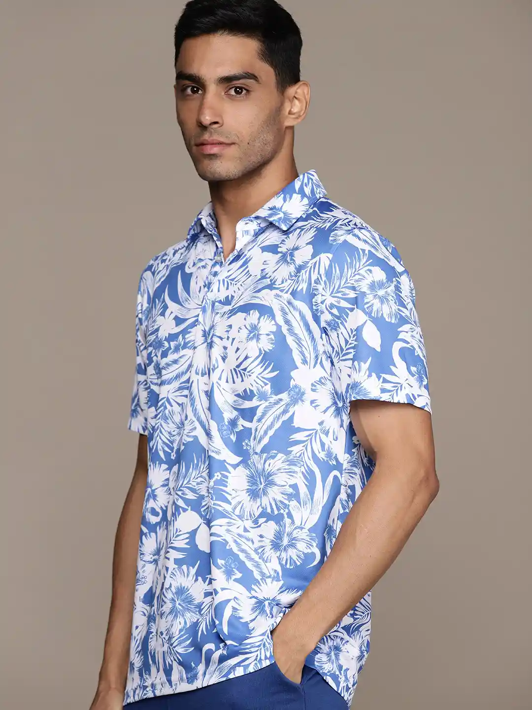 Buy Macy's Club Room Floral Print Polo Collar T-shirt Tshirts