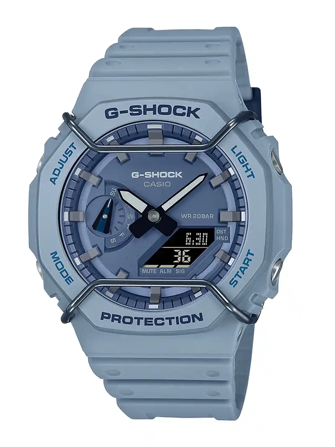 Buy CASIO Men G-Shock GA-2100PT-2ADR Blue Analog-Digital Dial Blue