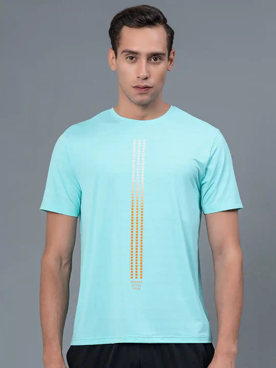 Red Tape Men Printed Activewear T-shirt