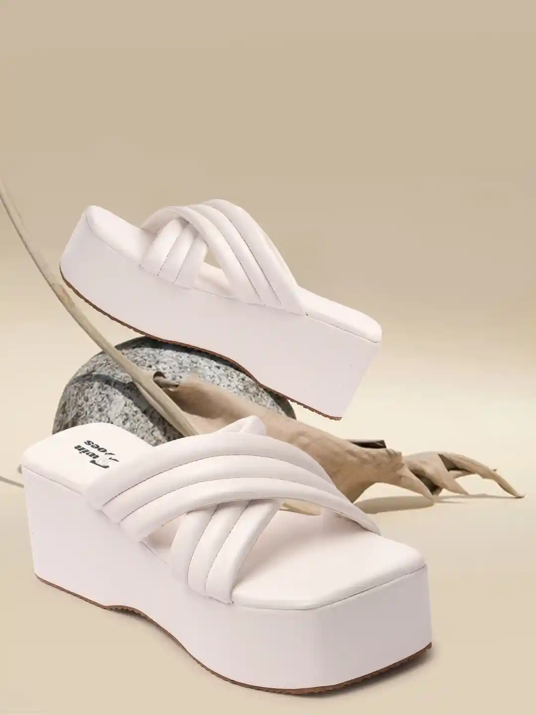 Open Toe High Heel Beach Sandals Buy TWIN TOES Cross Strap