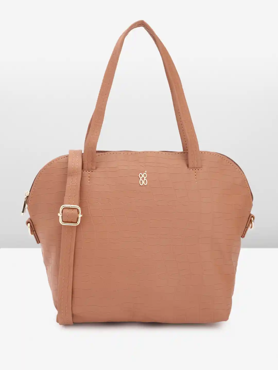 Buy Baggit Crocodile Textured PU Structured Handheld Bag