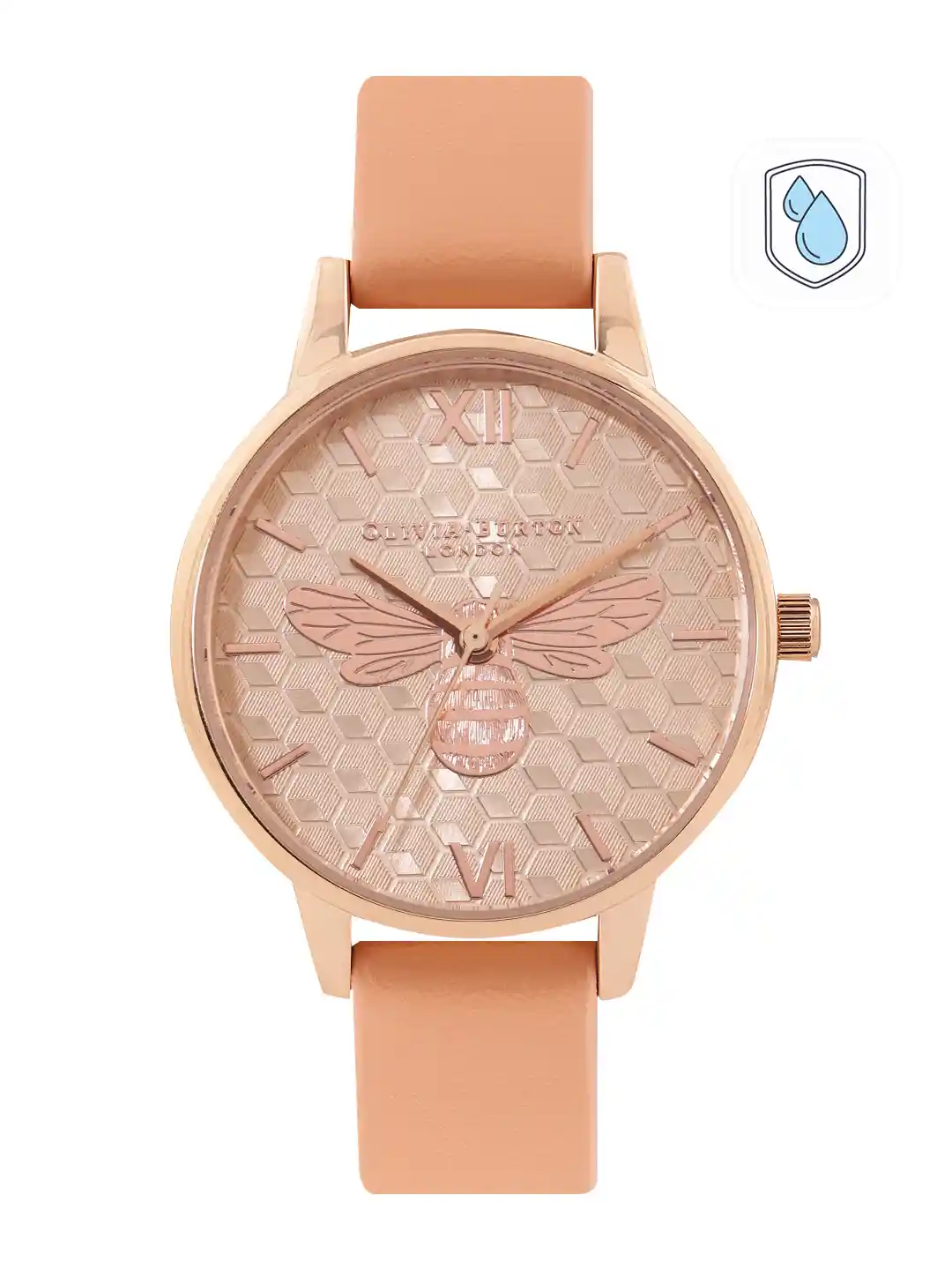 Olivia Burton Busy Bee Watch Leather Strap Olivia Burton 3d Bee
