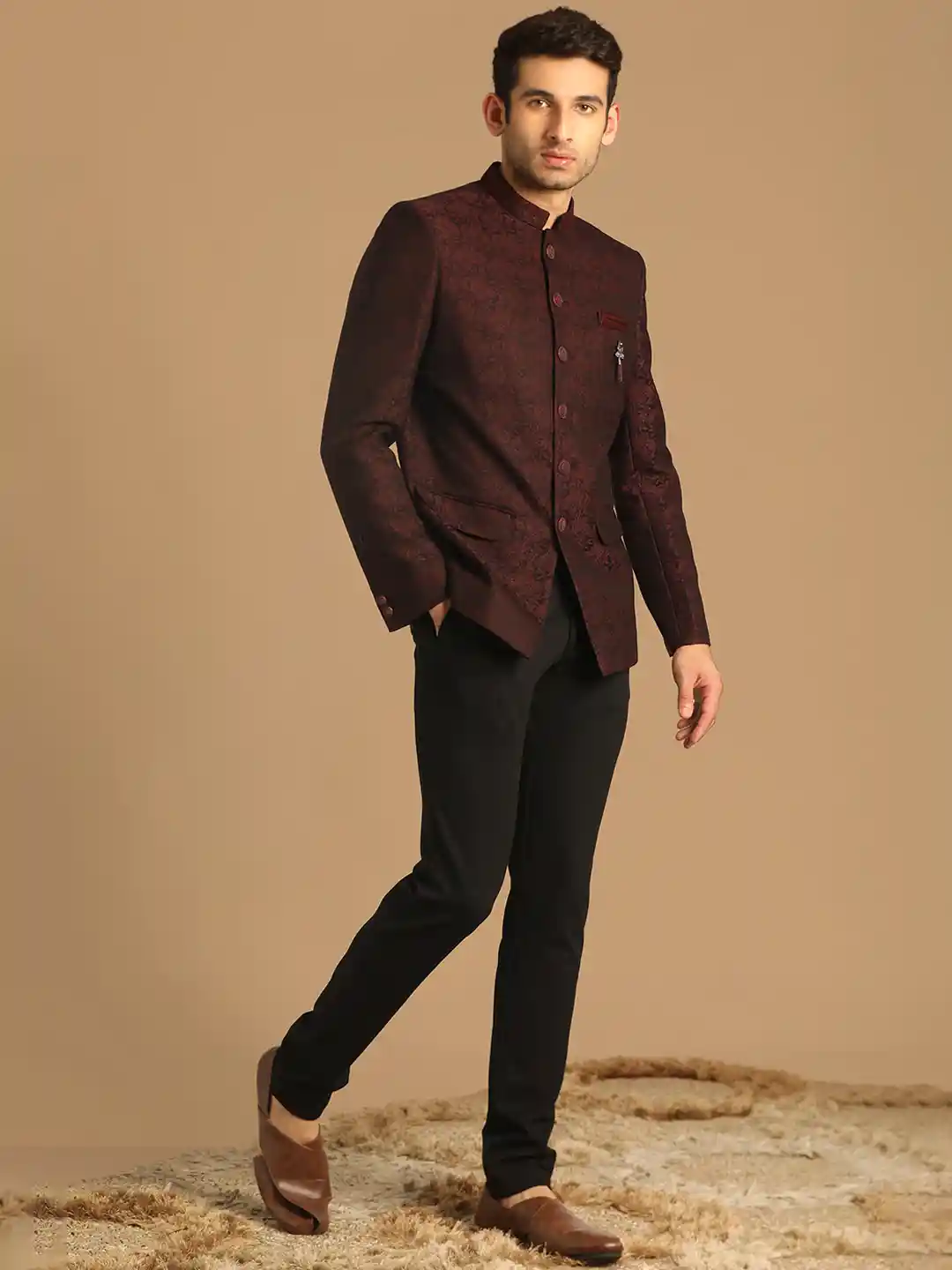 Buy Manyavar Self-Design Traditional Indo Western Party Piece