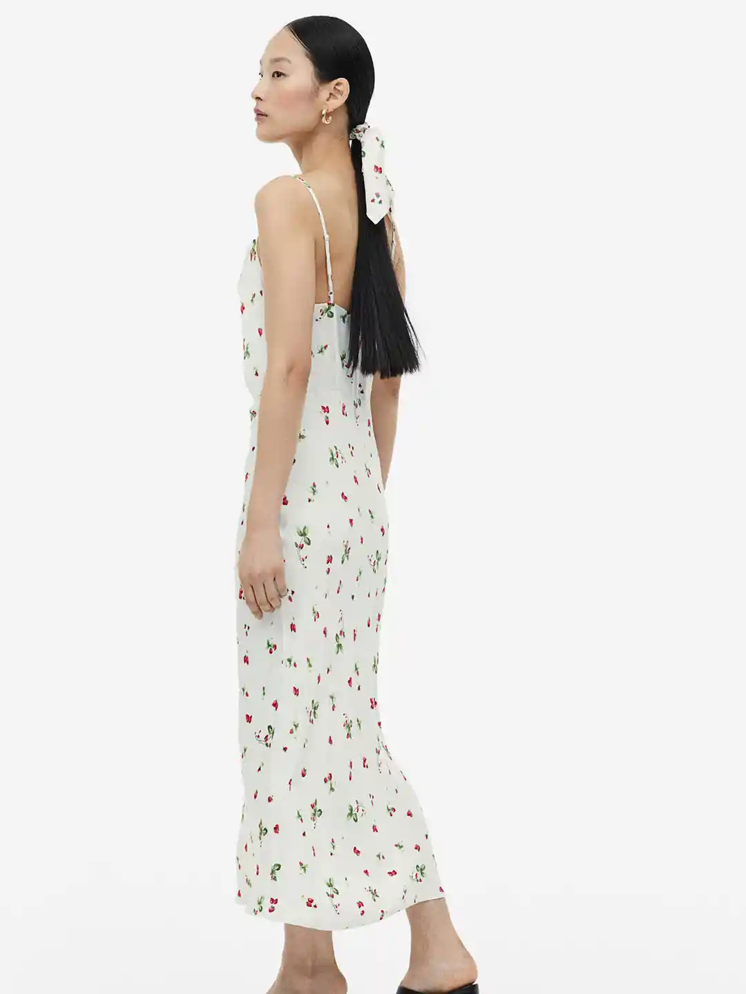 Buy H&M Asymmetric Satin Dress Dresses for Women 22275050 Myntra