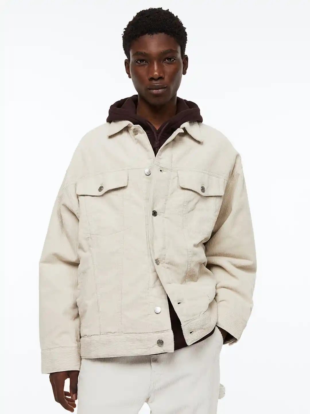 Buy H&M Men Padded Corduroy Jacket Jackets for Men 22275232 Myntra