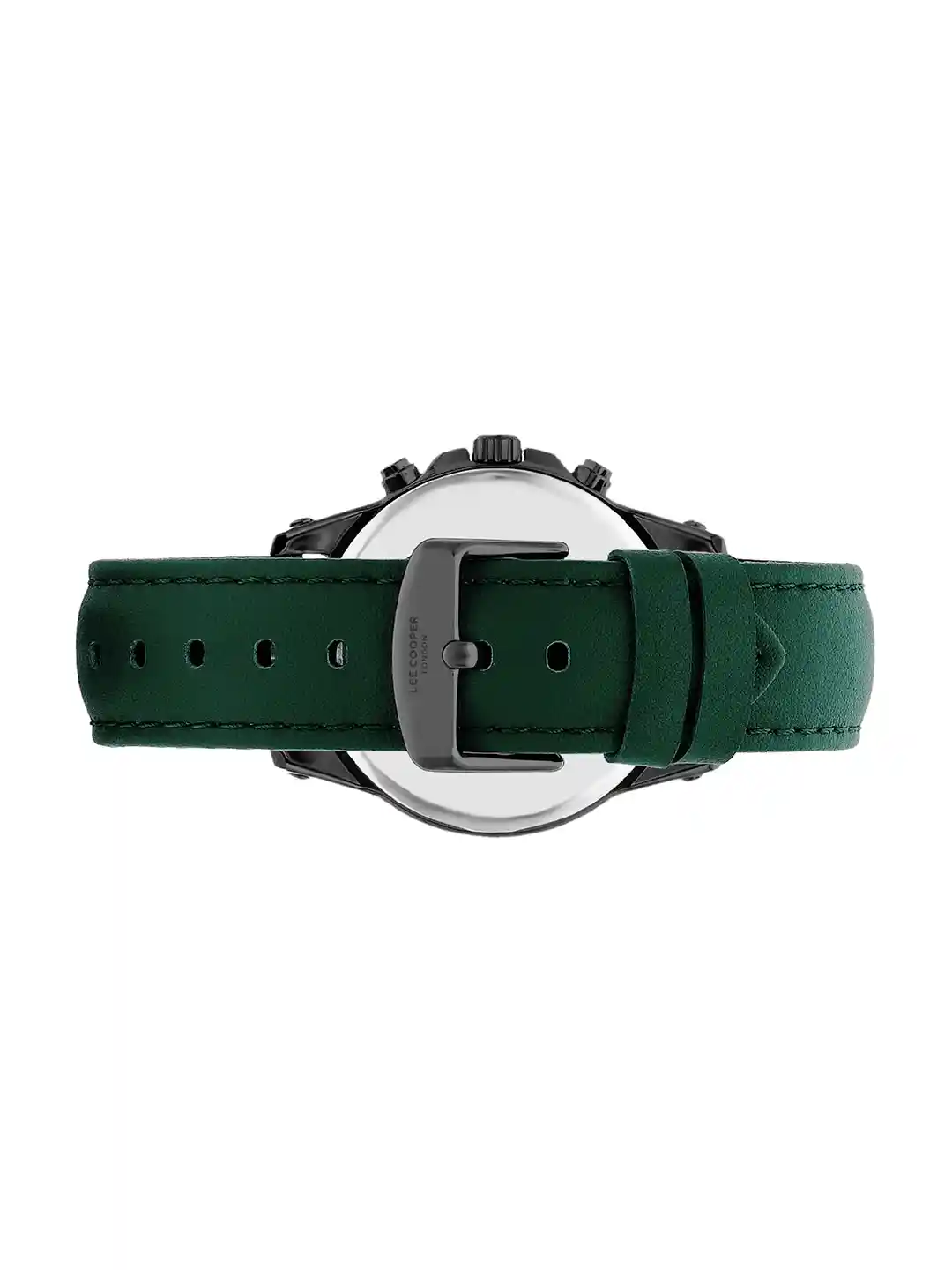 Buy Lee Cooper Men Brass Leather Straps Digital Multi Function