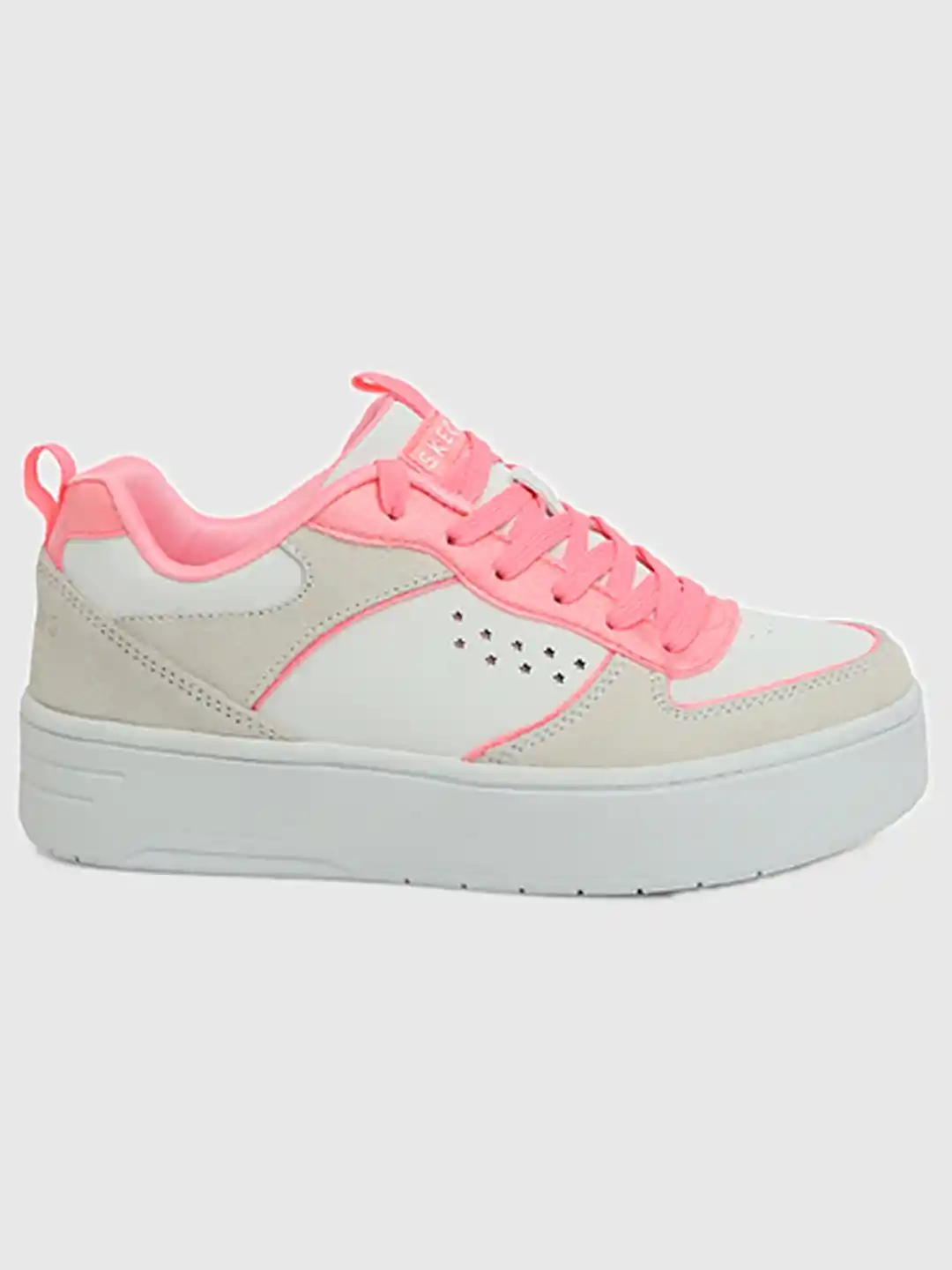 Buy Skechers Girls COURT HIGH - GLITTER MIX Casual Sneakers