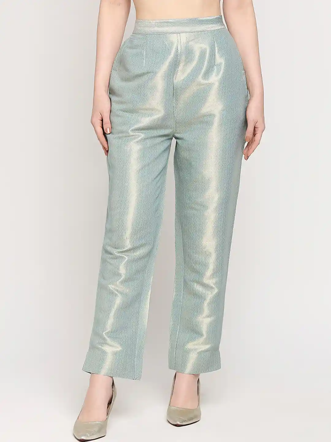 NEAT mohair baratha tapeard slacks