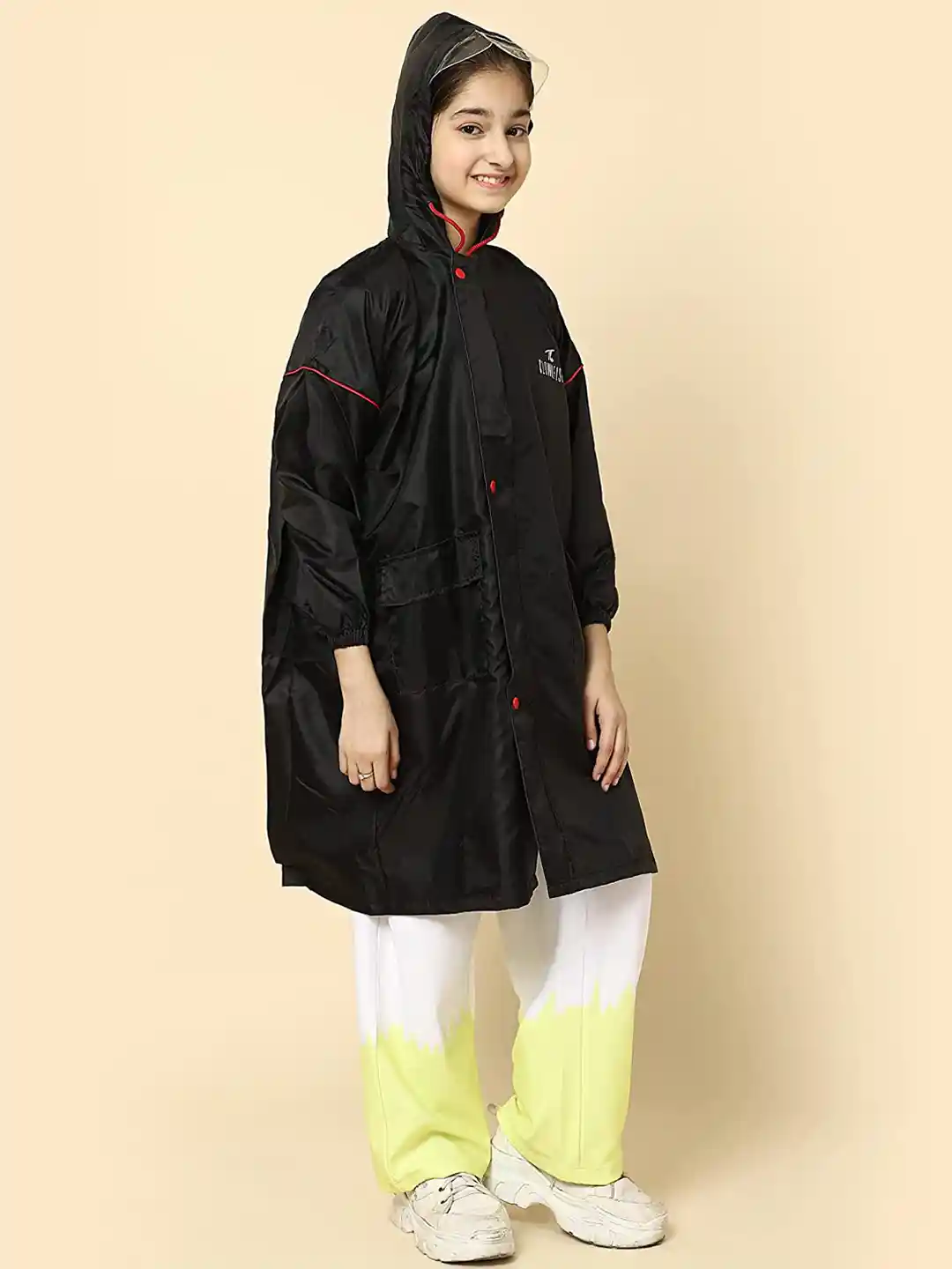 Buy THE CLOWNFISH Kids Waterproof Hooded Rain Jacket Rain Jacket