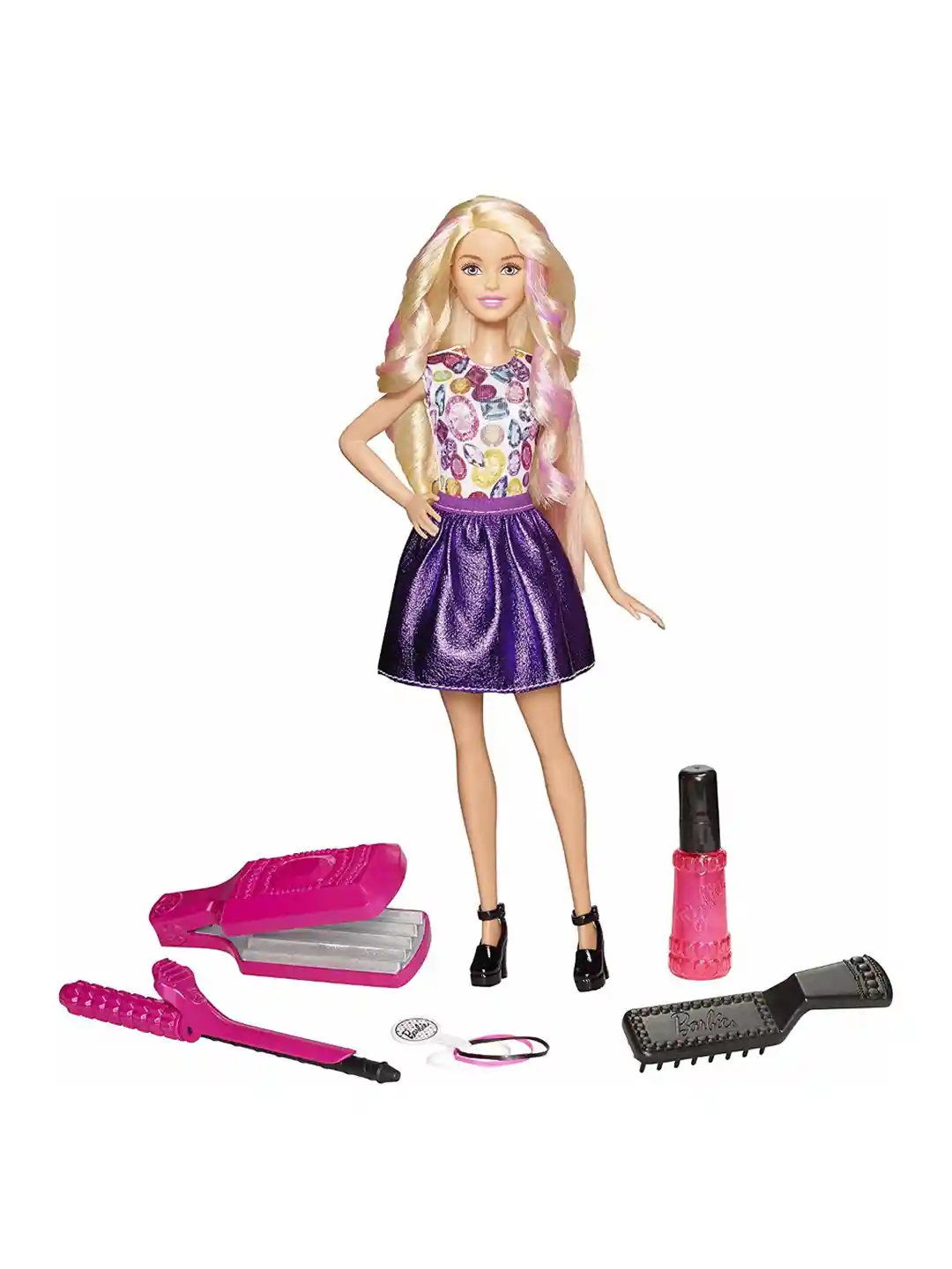 Buy Mattel Multicoloured Barbie Hair Feature Doll Soft Toys and