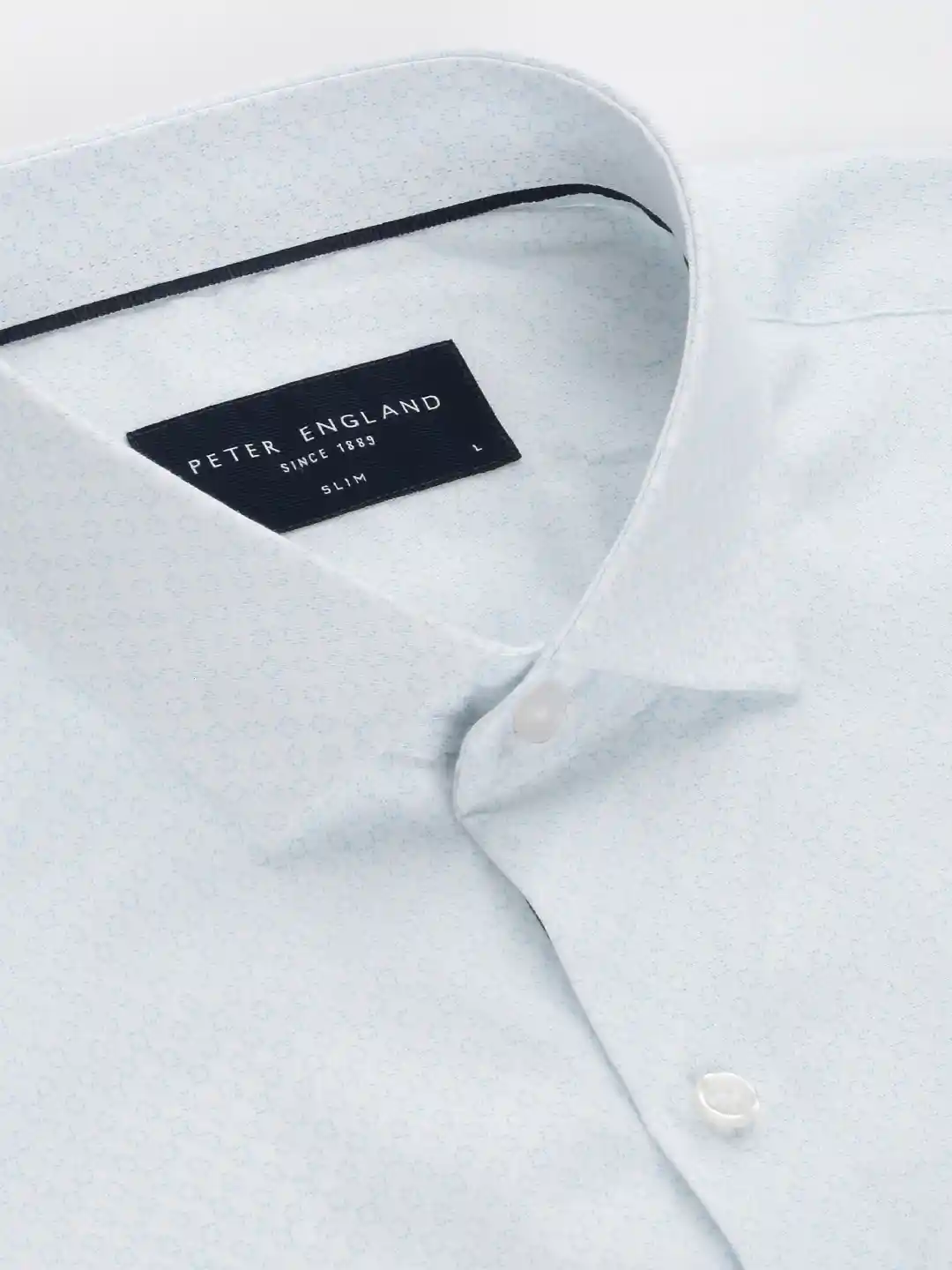 Buy Peter England Men Slim Fit Printed Pure Cotton Formal Shirt