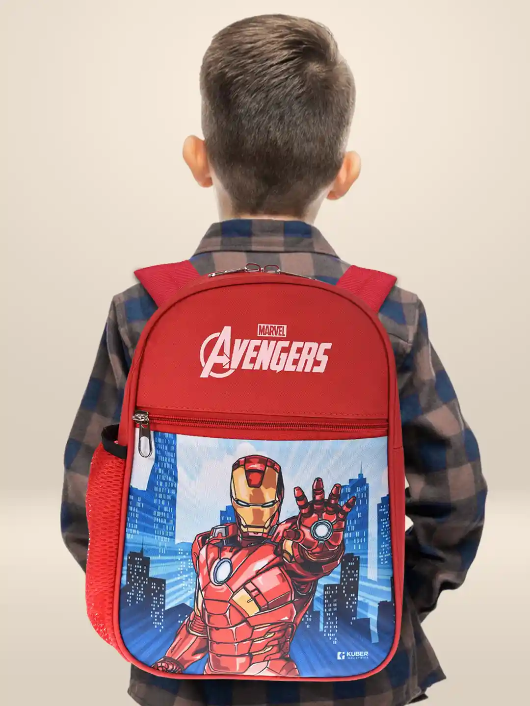 Buy Kuber Industries Boys Disney Marvel Avengers Red Backpack