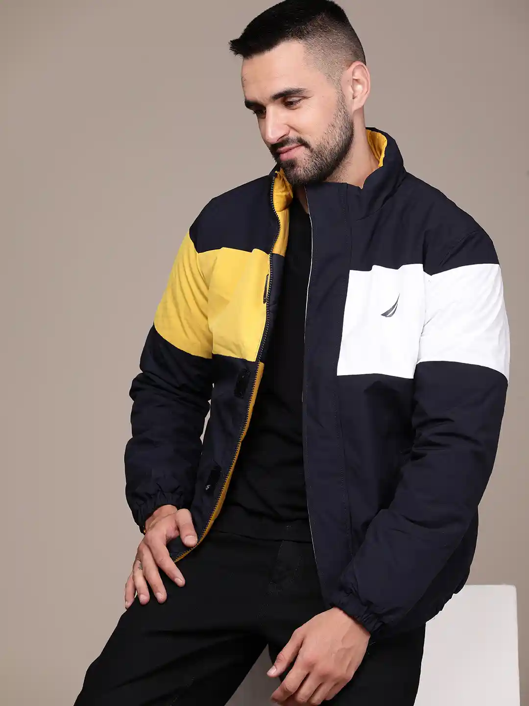 Nautica Reversible Jacket Mens Nautica Puffer Jacket Buy Nautica