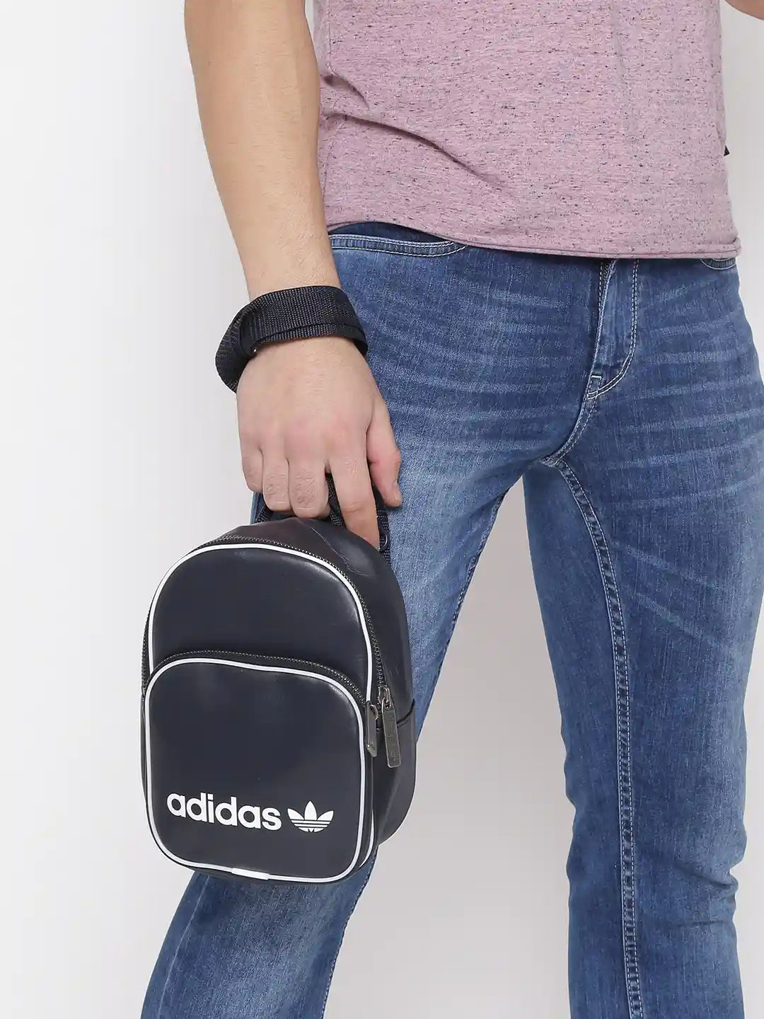 Buy ADIDAS Originals Unisex Navy Blue CLAS X Mini Brand Logo