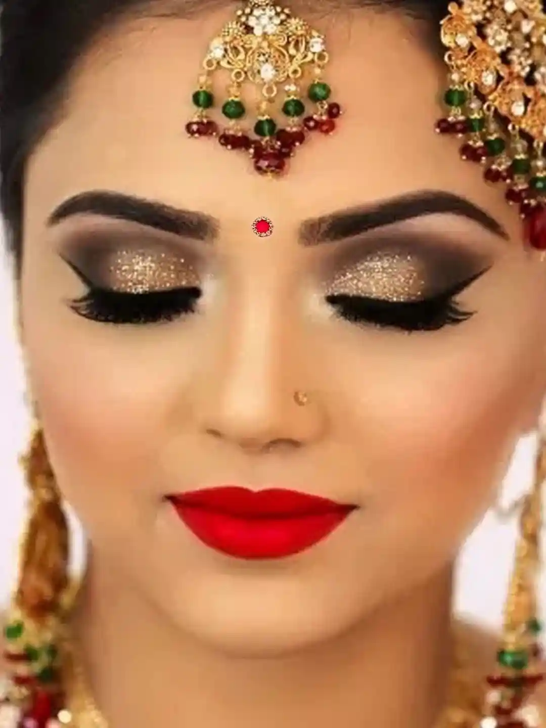 Indian Bridal Makeup Bridal Bindi Online Comet Busters Traditional