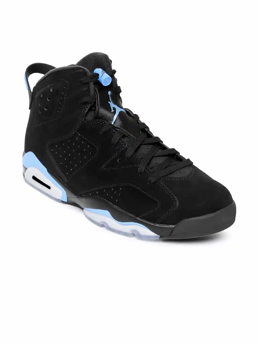 Buy Nike Men Black Leather High-Top AIR JORDAN RETRO Basketball