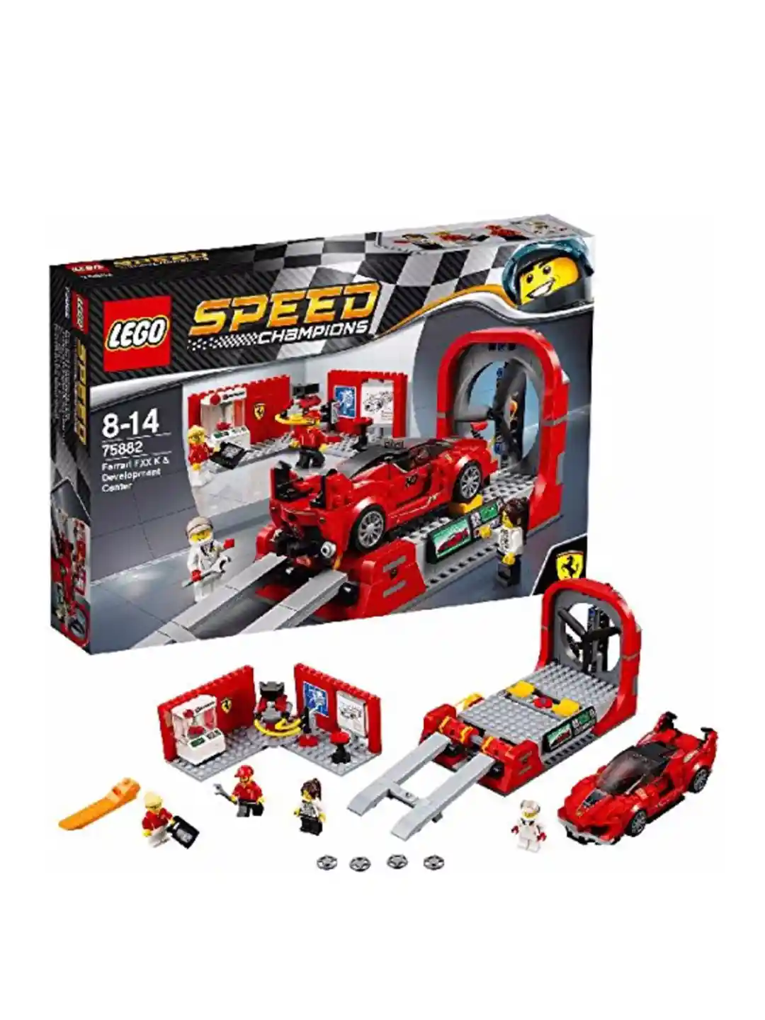 Buy Funskool Multicoloured Lego Ferrari FXXK and Development