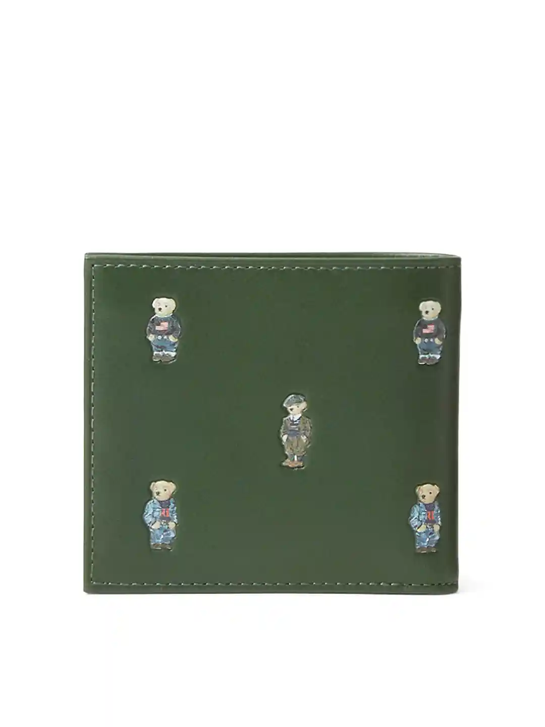 Buy Polo Ralph Lauren Men Polo Bear Printed Leather Billfold