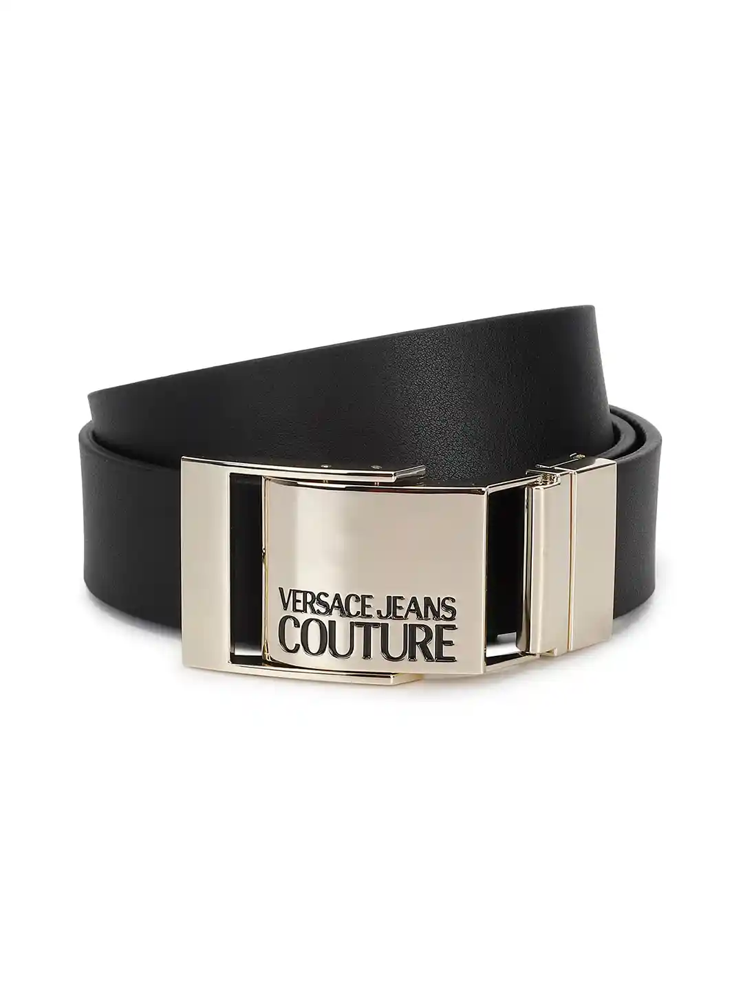 Buy Versace Jeans Couture Men Textured Leather Belt Belts for