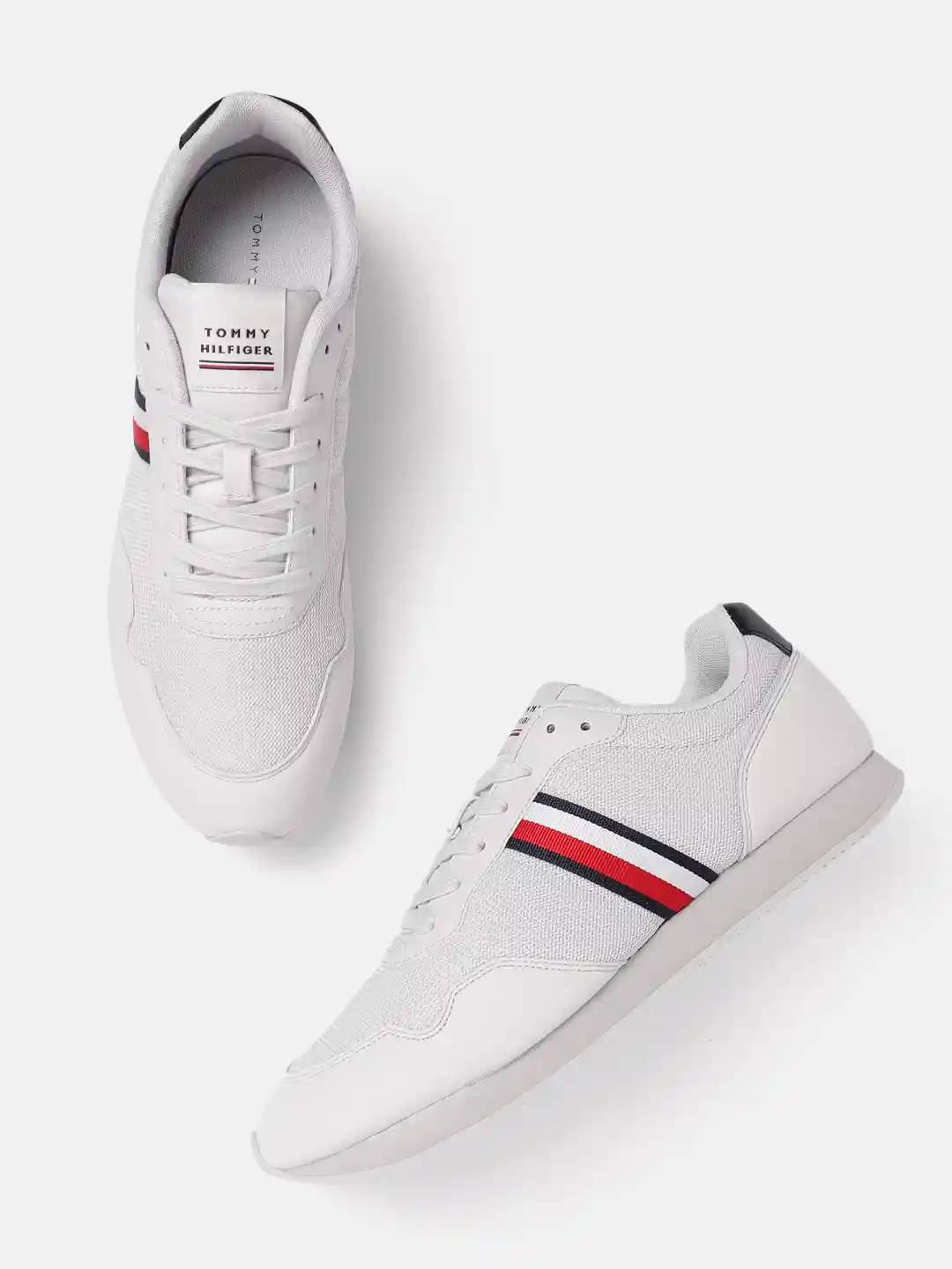 Buy Tommy Hilfiger Men Round Toe Lace Ups Sneakers Casual Shoes