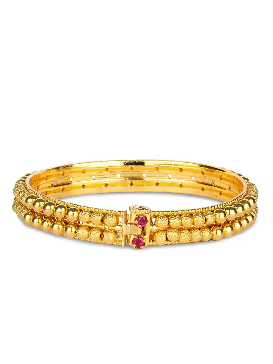 Kalyan Jewellers Ruby Bangles Gold Buy Rang Gold Bangles In Mg