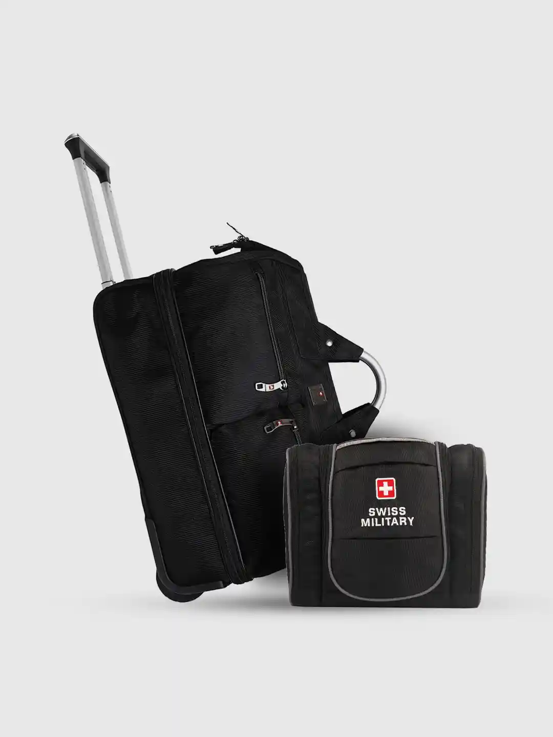 Buy SWISS MILITARY Double Decker Duffle Trolley Toiletry Bag