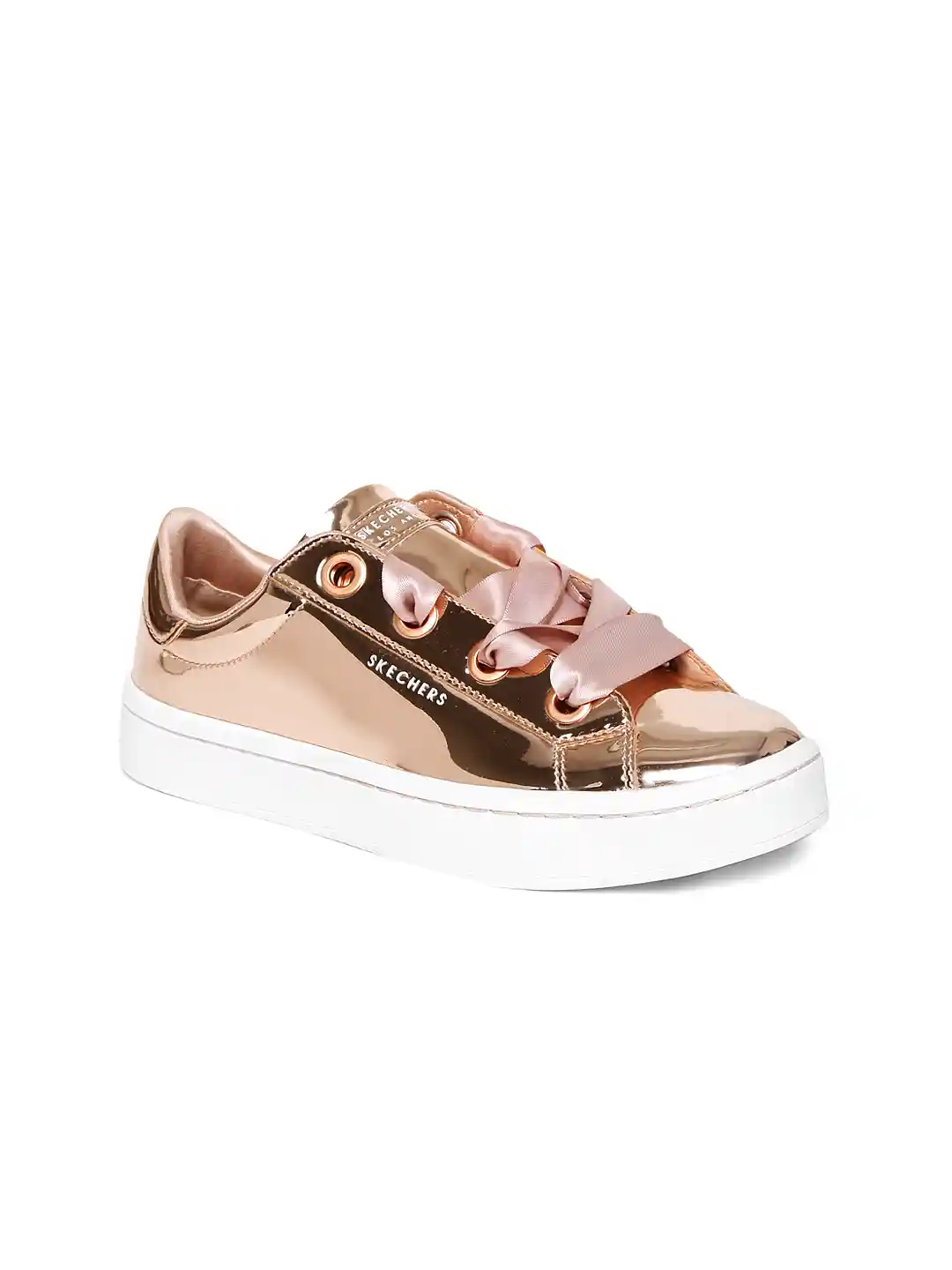 Buy Skechers Women Rose Gold-Toned HI-LITE Sneakers Casual Shoes - Main Image