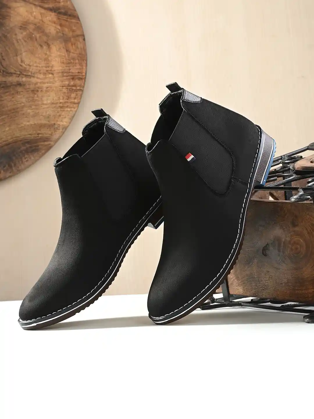 Buy knoos Men Genuine Leather Chelsea Boots Boots for Men